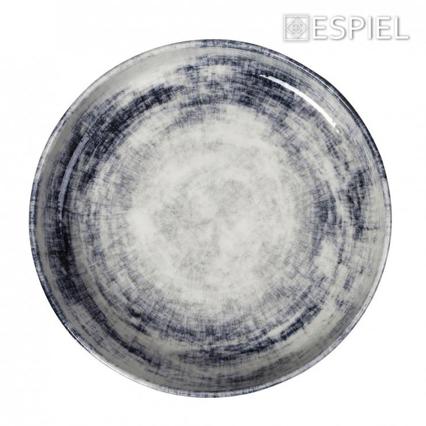 Πιάτο Βαθύ Πορσελάνης Μπλε/Λευκό Φ24X4.5cm KNC141K6 Espiel
